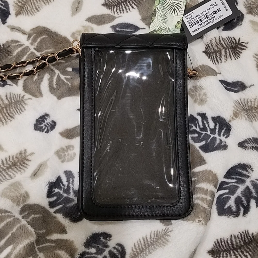 Badgley Mischka Quilted Pearl Phone Case